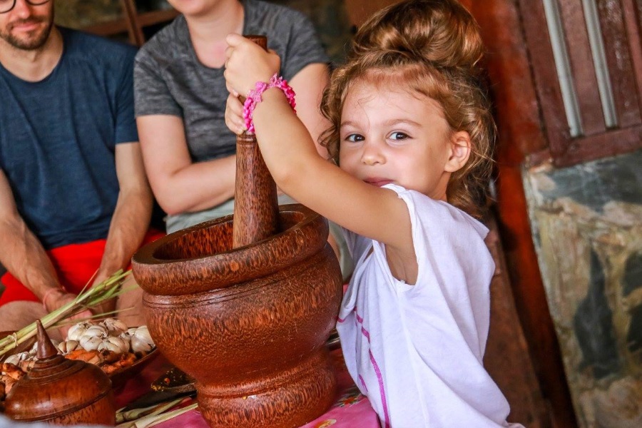 Living Thailand – tour to the family Eco-farm of elephants, Koh Samui, Thailand