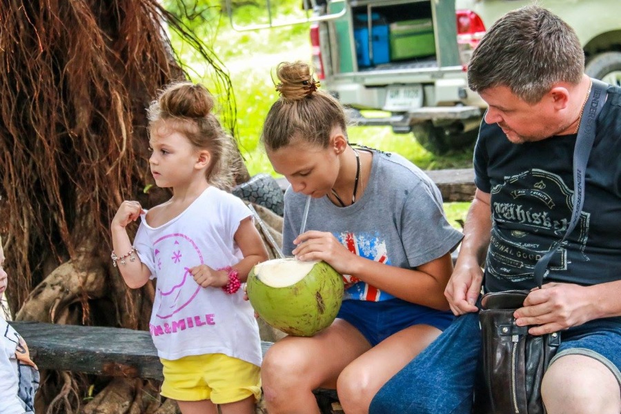 Living Thailand – tour to the family Eco-farm of elephants, Koh Samui, Thailand