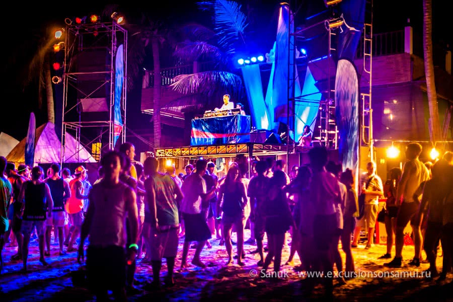 Parties at Koh Phangan: Full Moon, Half Moon, Black Moon, Jungle Experience, Koh Samui, Thailand