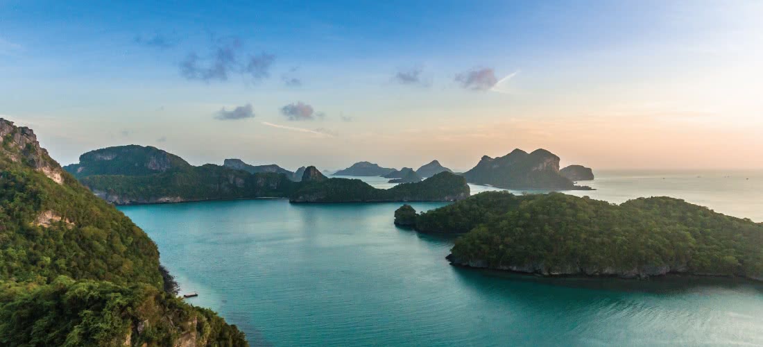 Big boat tour to Angthong marine park from Koh Phangan, Koh Samui, Thailand