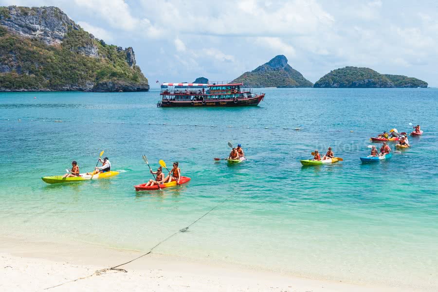 Full day trip to Angthong marine park by Big boat, Koh Samui, Thailand