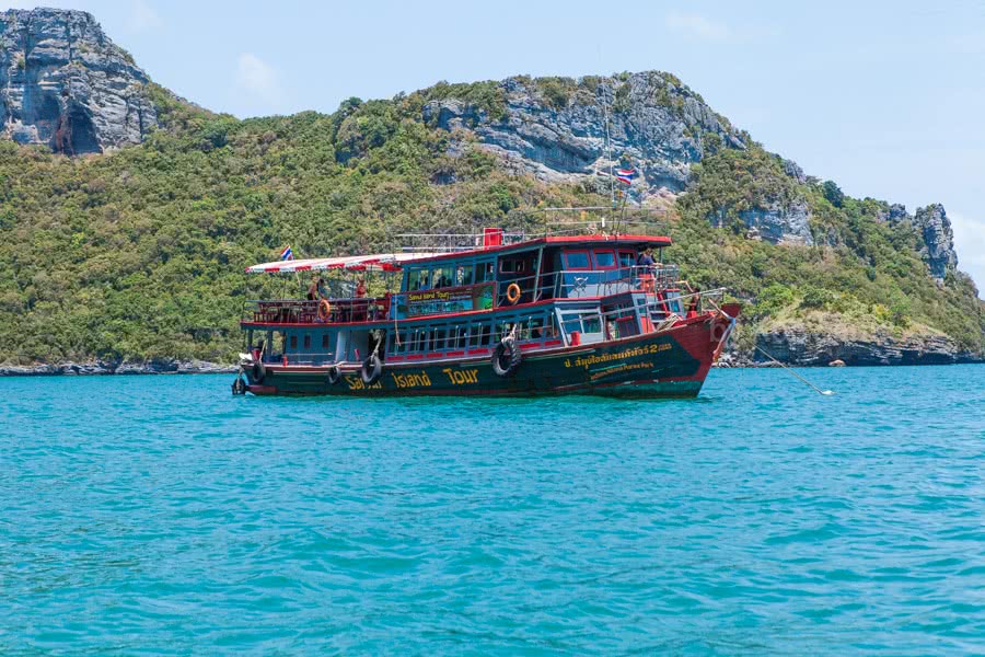 Full day trip to Angthong marine park by Big boat, Koh Samui, Thailand