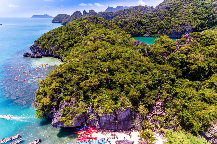 Full day speedboat tour to Angthong Marine Park, Koh Samui, Thailand