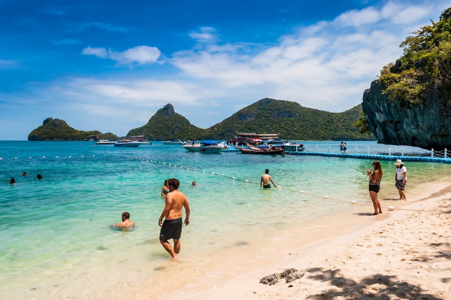 Full day speedboat tour to Angthong Marine Park, Koh Samui, Thailand