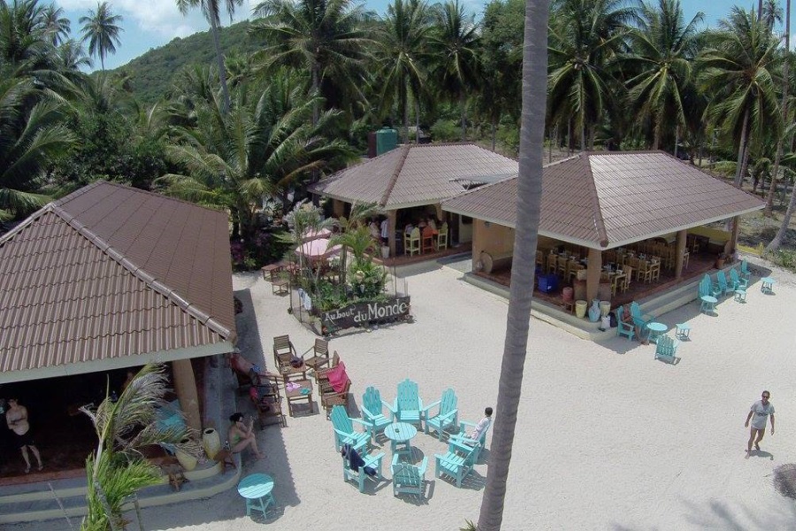 Lunch at “Au Bout Du Monde” restaurant on Koh Tan, Koh Samui, Thailand