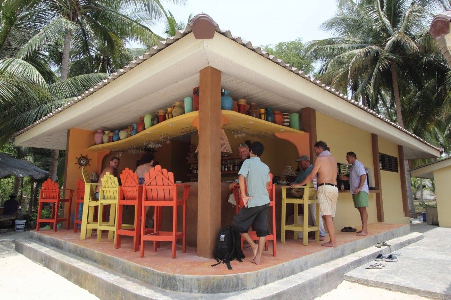 Lunch at “Au Bout Du Monde” restaurant on Koh Tan, Koh Samui, Thailand