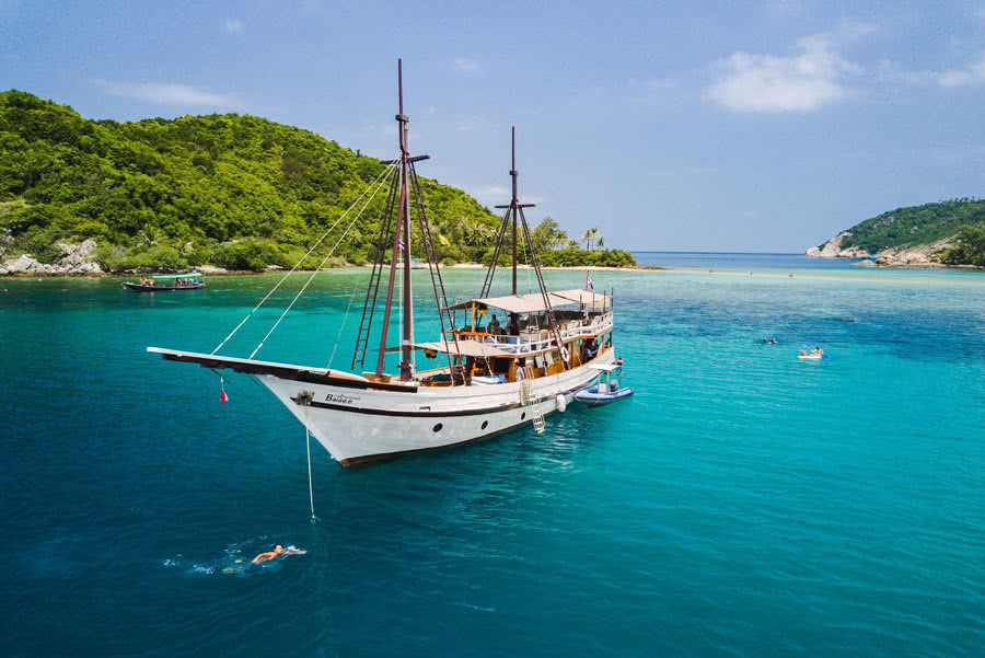 Samui island day cruise by “Baidee”sailing yacht, Koh Samui, Thailand