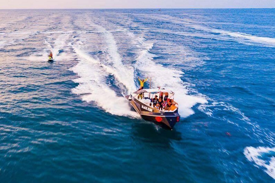 Private and group tours by stylish Black Kiss speedboat, Koh Samui, Thailand