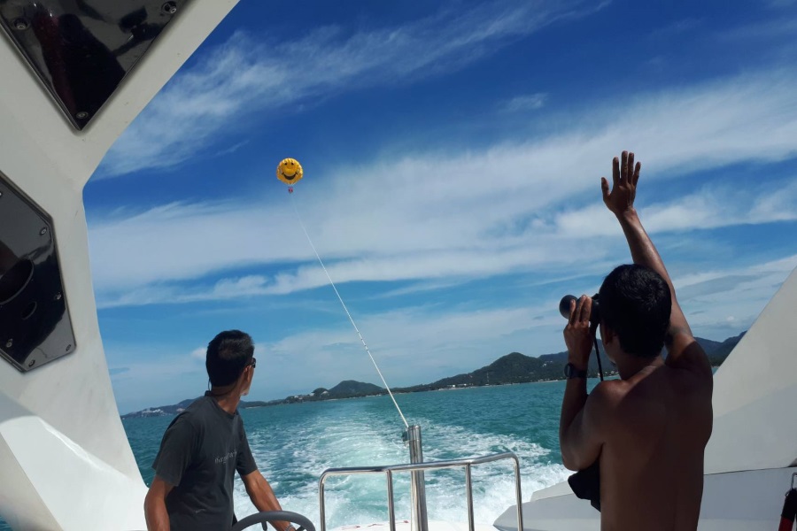 Private and group tours by stylish Black Kiss speedboat, Koh Samui, Thailand