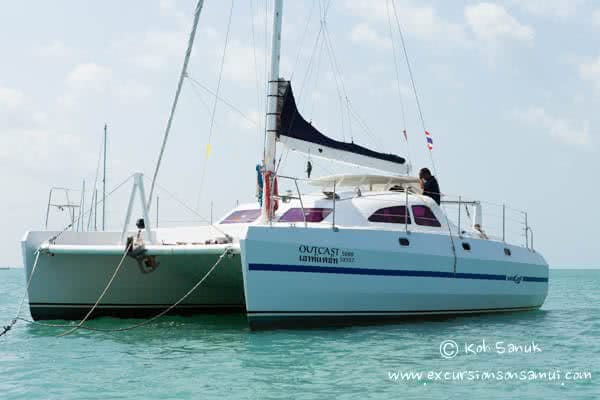 Sailing catamaran “Vickey”, Koh Samui, Thailand