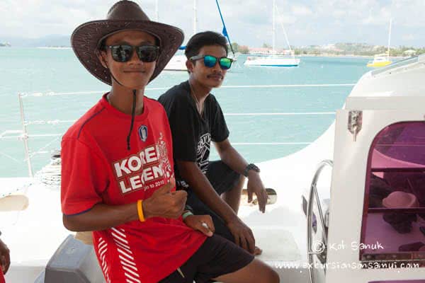 Sailing catamaran “Vickey”, Koh Samui, Thailand