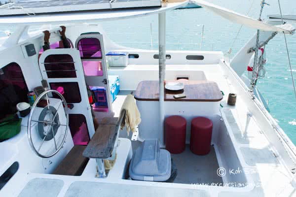 Sailing catamaran “Vickey”, Koh Samui, Thailand