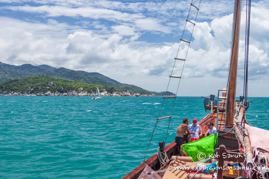 Cruises by Chantara junk boat, Koh Samui, Thailand