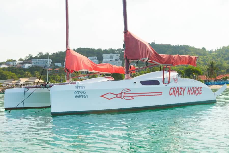 Sailing charters by “Crazy Horse”, Koh Samui, Thailand