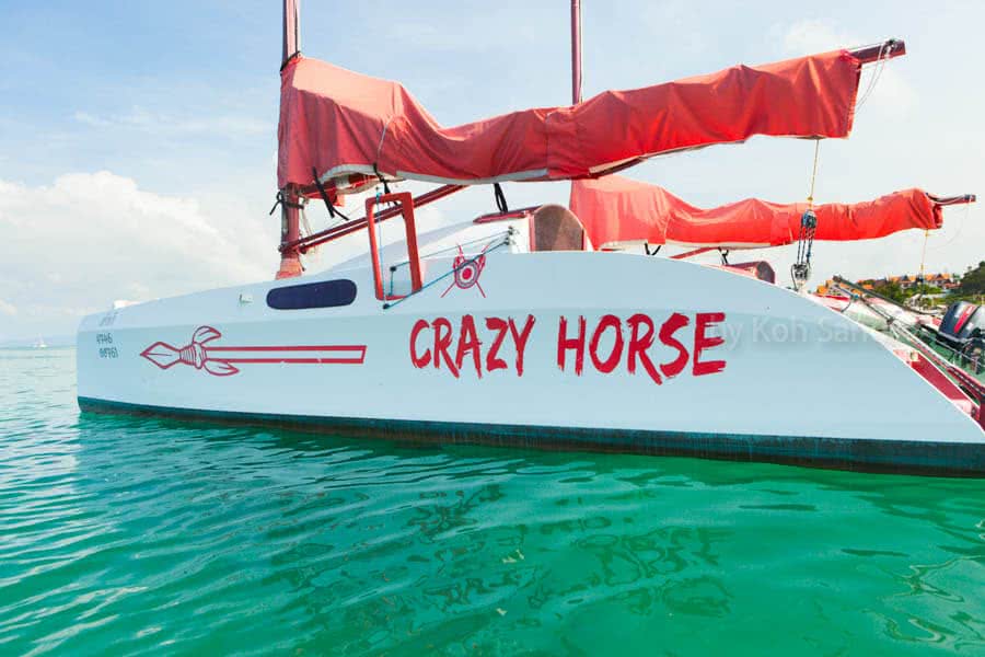 Sailing charters by “Crazy Horse”, Koh Samui, Thailand