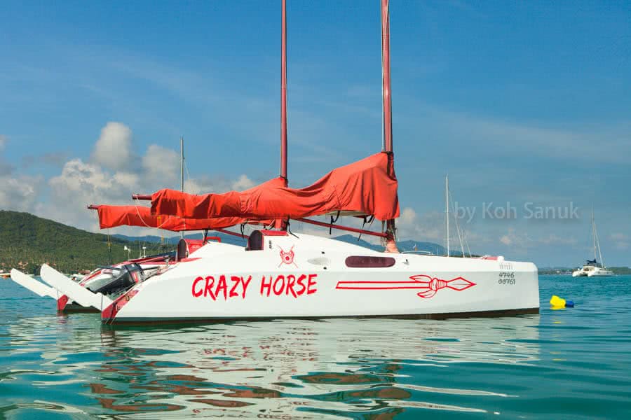 Sailing charters by “Crazy Horse”, Koh Samui, Thailand