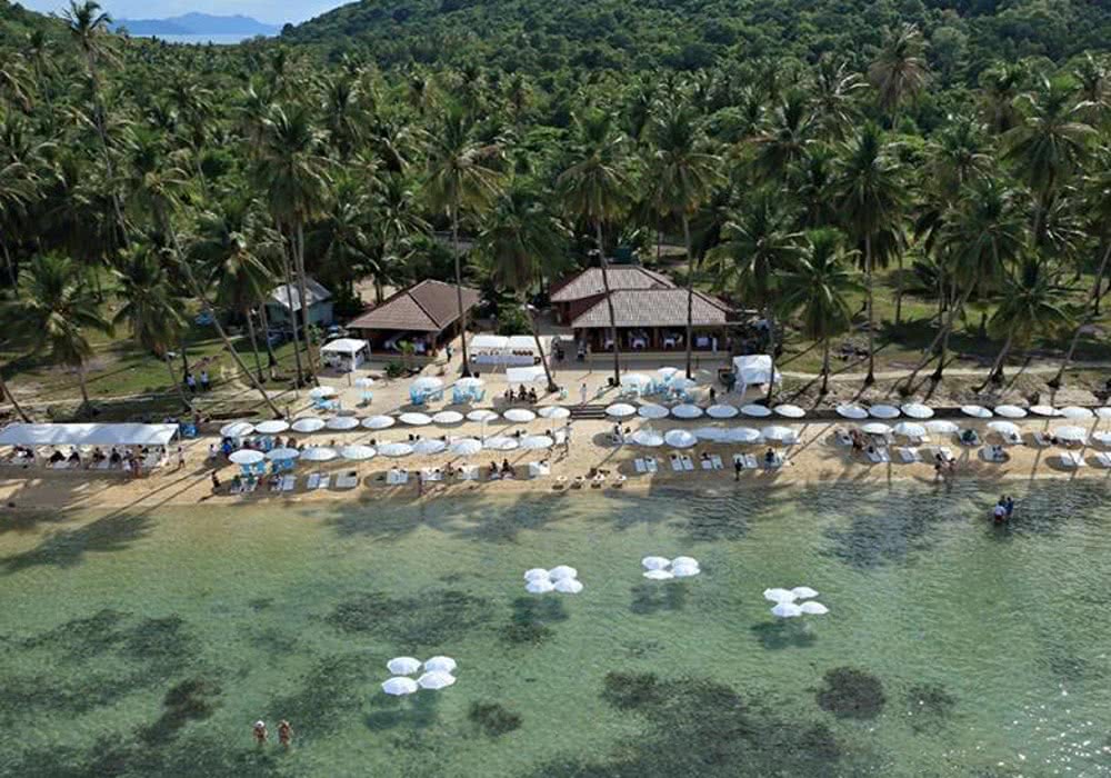“Green peace island” – relaxing cruise to Koh Tan with lunch in french restaurant, Koh Samui, Thailand