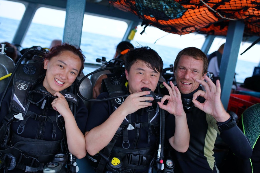 Diving tours on Big boat, Koh Samui, Thailand