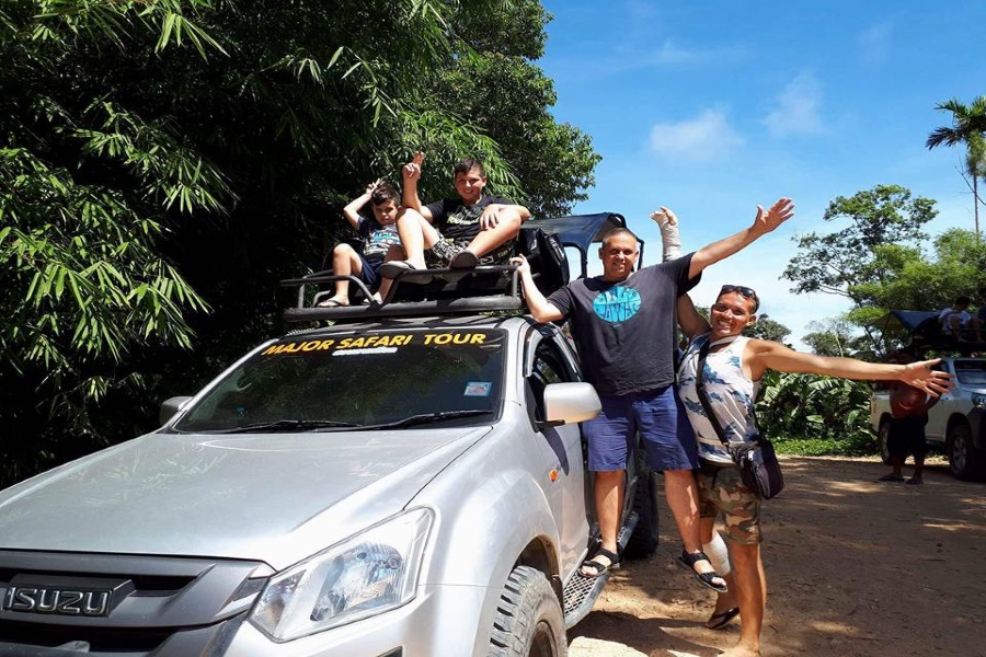 Full day jeep safari without animals in captivity, Koh Samui, Thailand