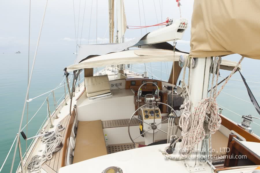 Sailing yacht “Geronimo”, Koh Samui, Thailand