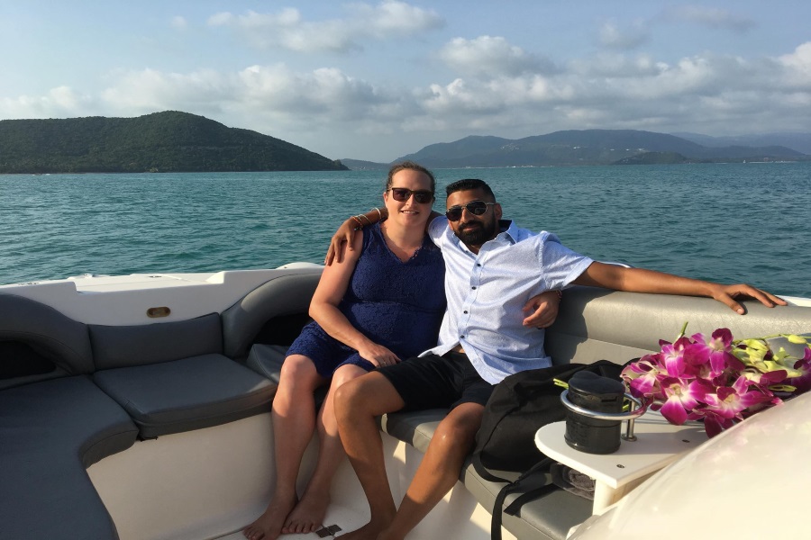 Hurricane 27 boat, Koh Samui, Thailand
