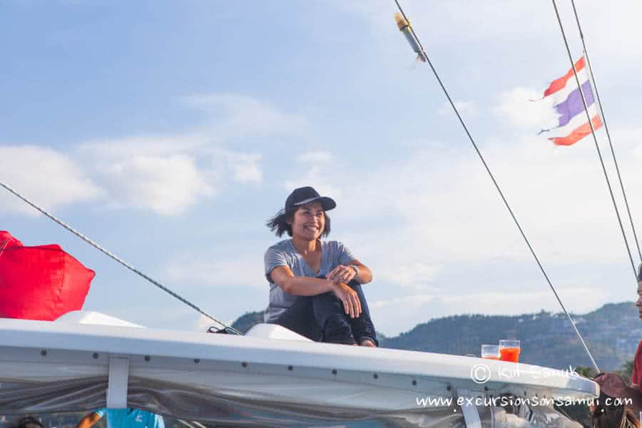 Cruises on sailing catamaran Kia Ora, Koh Samui, Thailand