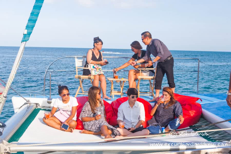 Cruises on sailing catamaran Kia Ora, Koh Samui, Thailand