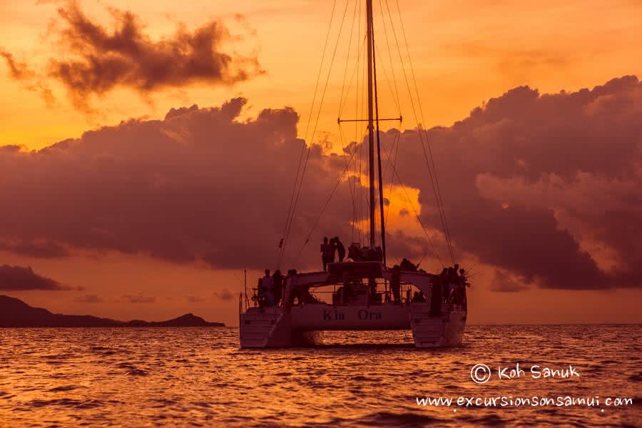 Cruises on sailing catamaran Kia Ora, Koh Samui, Thailand