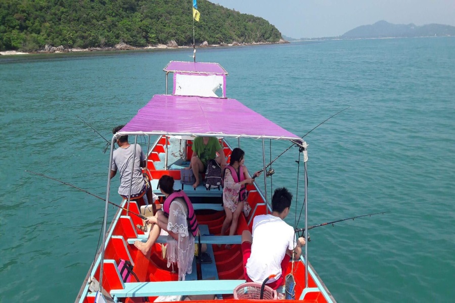 Private cruises and fishing to Koh Tan, Koh Madsum by longtail boat from Samui south, Koh Samui, Thailand