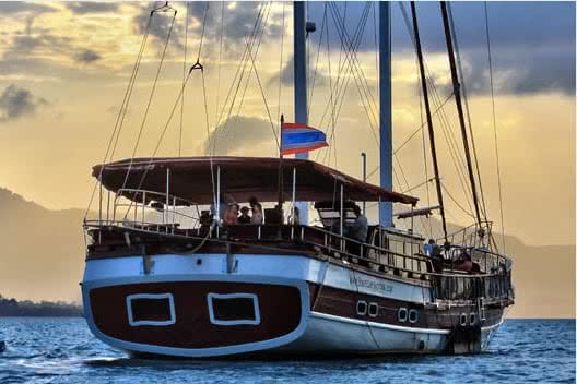 Private charters on “Naga” boutique yacht, Koh Samui, Thailand