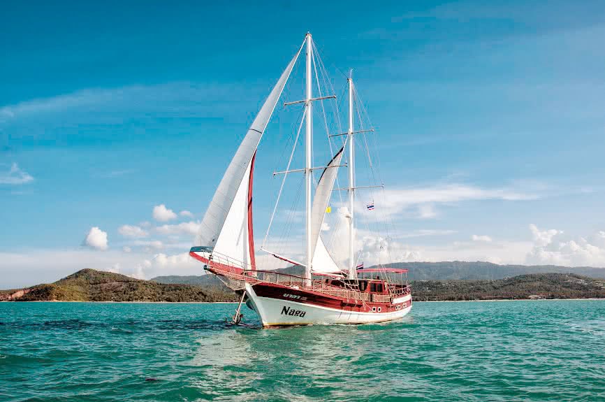 Private charters on “Naga” boutique yacht, Koh Samui, Thailand