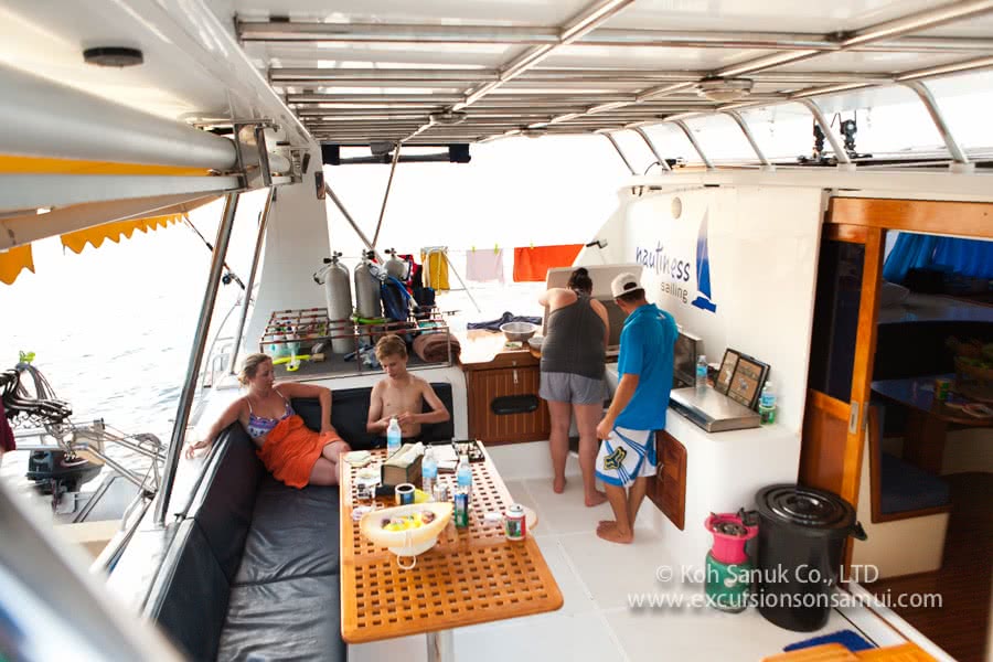Overnight cruises from Koh Samui by catamaran Nautiness II, Koh Samui, Thailand