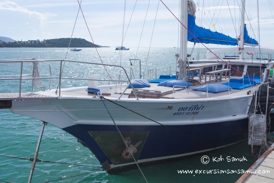 Samui island day cruise by “Baidee”sailing yacht, Koh Samui, Thailand