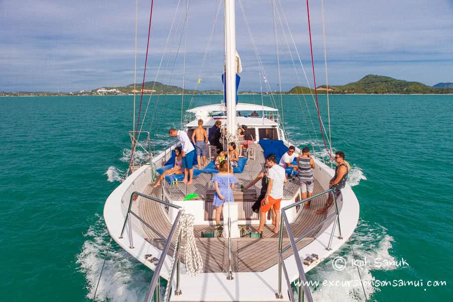 Samui island day cruise by “Baidee”sailing yacht, Koh Samui, Thailand