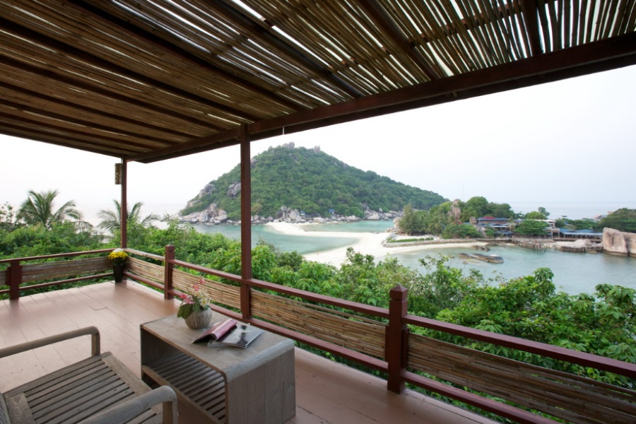 Romantic overnight at Koh Nang Yuan, Koh Samui, Thailand