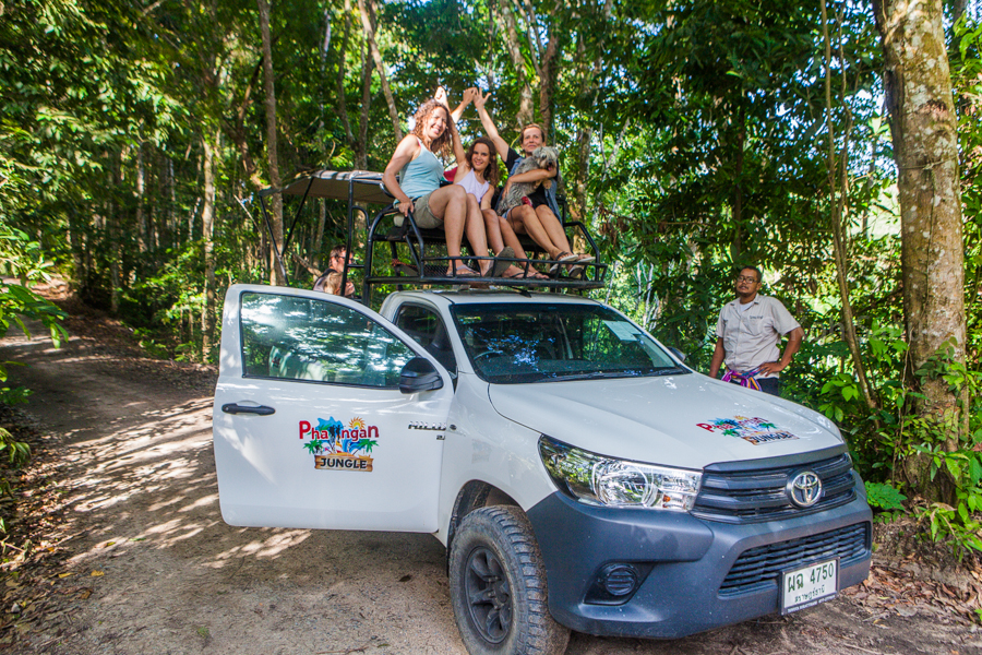 Jeep Safari around Koh Phangan, Koh Samui, Thailand