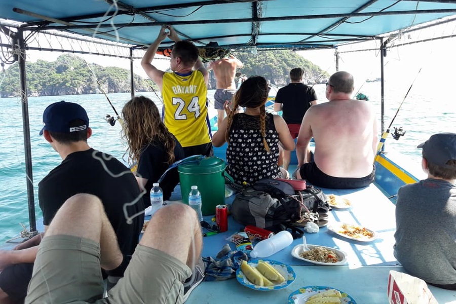 Cruises and fishing trips by fishing boat from Koh Phangan, Koh Samui, Thailand