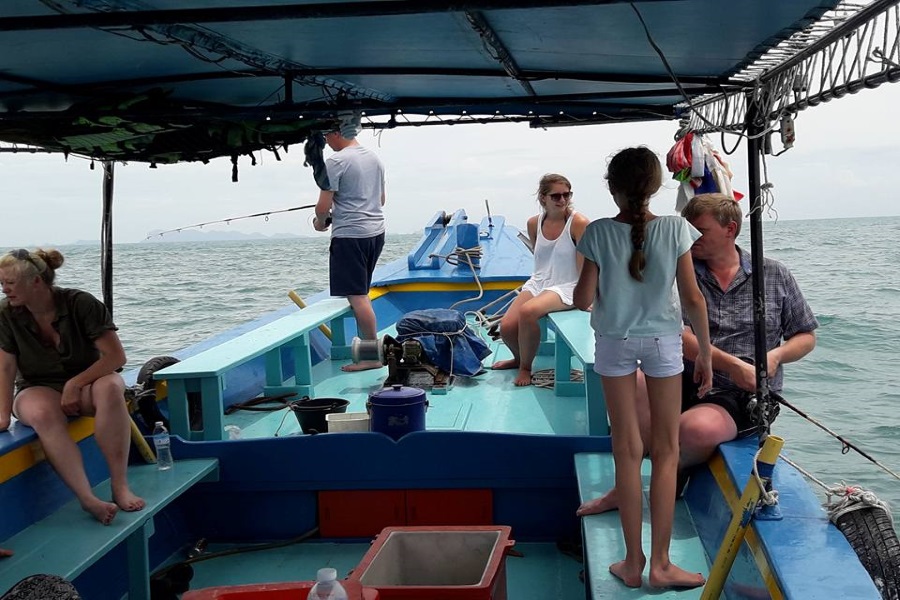 Cruises and fishing trips by fishing boat from Koh Phangan, Koh Samui, Thailand