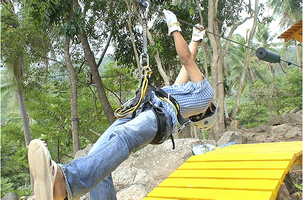 Cable Ride, Koh Samui, Thailand