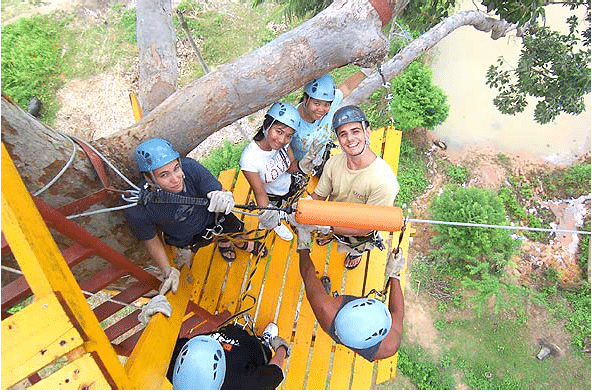 Cable Ride, Koh Samui, Thailand