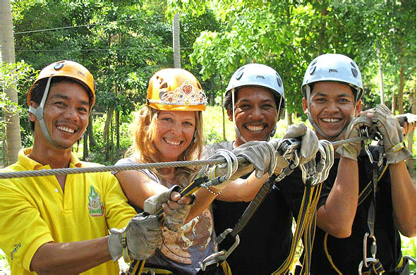Cable Ride, Koh Samui, Thailand