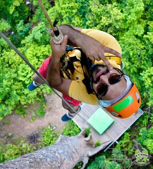Skyhawk zip line, Koh Samui
