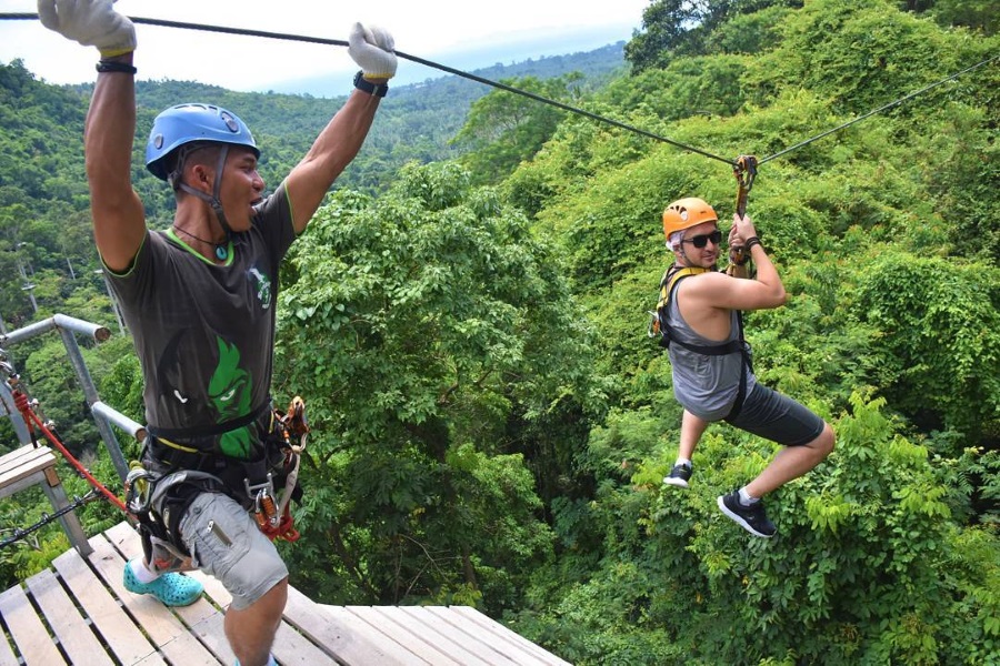 Skyhawk adventure – best zip line on Koh Samui!, Koh Samui, Thailand