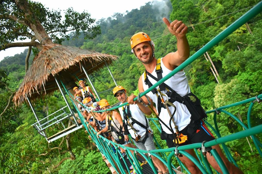 Skyhawk adventure – best zip line on Koh Samui!, Koh Samui, Thailand