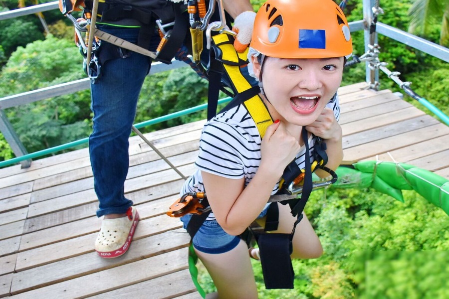 Skyhawk adventure – best zip line on Koh Samui!, Koh Samui, Thailand