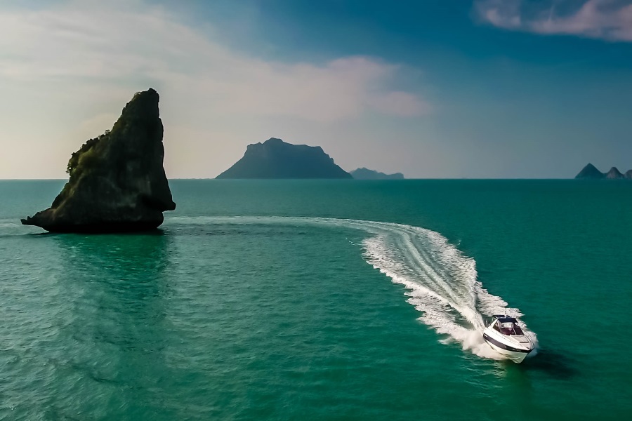 Sunseeker yacht, Koh Samui, Thailand