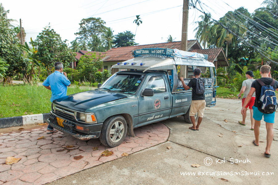 City tour around Koh Phangan by songthaew, Koh Samui, Thailand