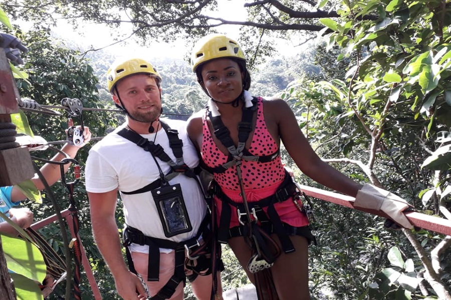 Tree bridge cafe and Zip line, Koh Samui, Thailand