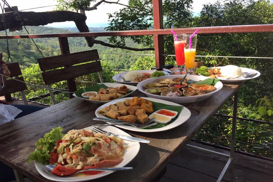 Tree bridge cafe and Zip line, Koh Samui, Thailand