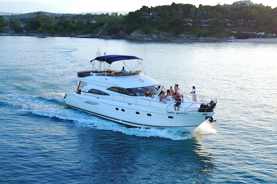 Luxury yacht “W Princess”, Koh Samui, Thailand